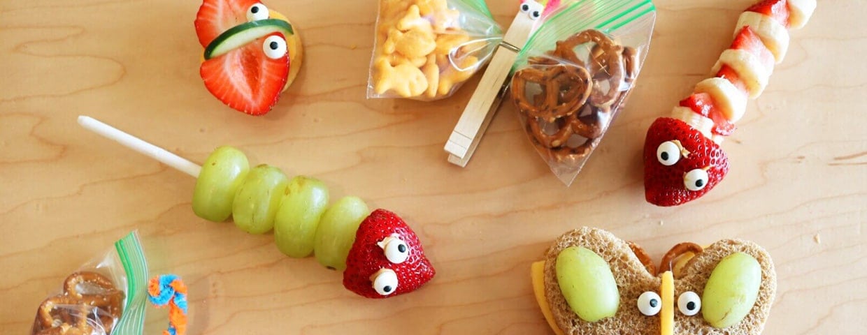 3 Cute Bug-Inspired School Lunch Snacks